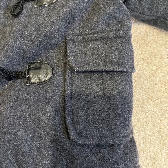 Koala Kids Baby Boys Wool Blend Jacket Winter Coat Dark Gray Hood Size 18-24m‎ - Picture 5 of 14